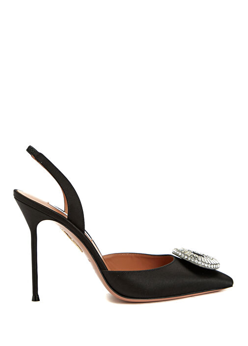 Crystal Hoop Siyah Stiletto - Görsel 2