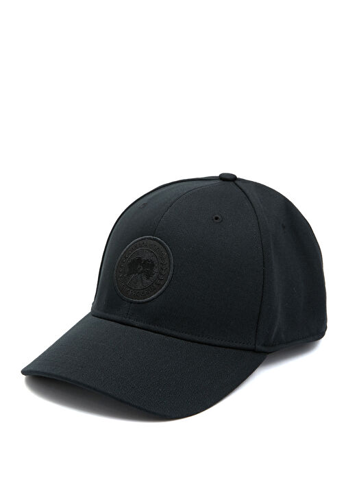 Black Logo Detailed Men's Hat