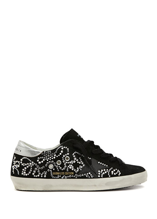 LTD Edition Siyah Silver Kadın Deri Sneaker - Görsel 2