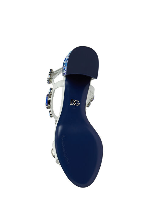 Mavi Kadın Deri Sandalet - Görsel 6