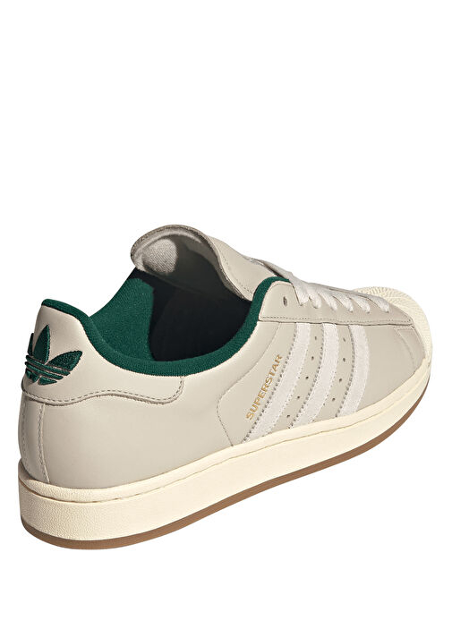 Superstar II Beyaz Yeşil Kadın Deri Sneaker - Görsel 5