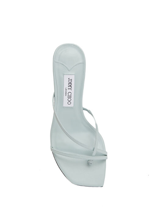 Etana Turkuaz Kadın Deri Terlik - Görsel 5