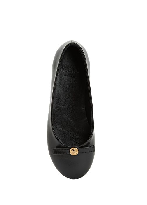 Siyah Gold Deri Babet - Görsel 5