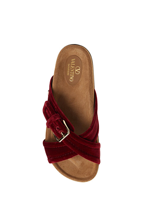 Bordo Kadın Terlik - Görsel 5