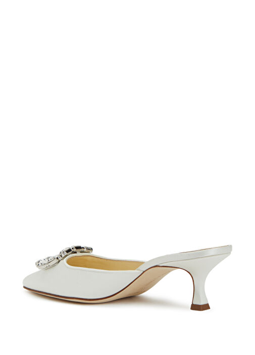 Manolo Blahnik Manolo Blahnik Mayjou Krem Kadın Terlik Sandalet & Terlik | Beymen Krem - 4. görsel