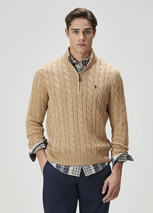 Taba Örgü Dokulu Kazak - Görsel 2