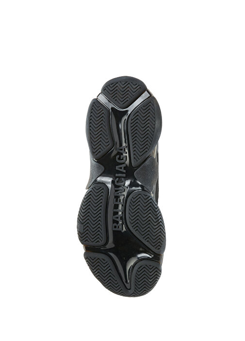 Triple S Siyah Erkek Sneaker - Görsel 6
