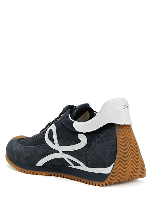 Flow Runner Lacivert Erkek Deri Sneaker - Görsel 4