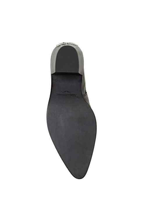 Siyah Kadın Deri Bot - Görsel 6