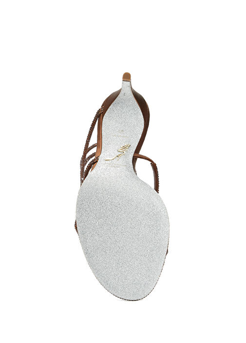 Kahverengi Kadın Sandalet - Görsel 6