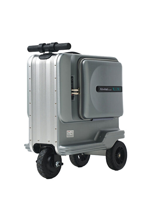 SE3T Gri Kayıtlı Bagaj Elektrikli Binilebilir Scooter Valiz