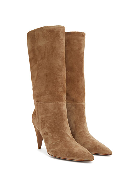 Taba Kadın Süet Çizme - Görsel 3