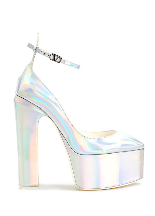 Tan-Go Silver Topuklu Ayakkabı - Görsel 2