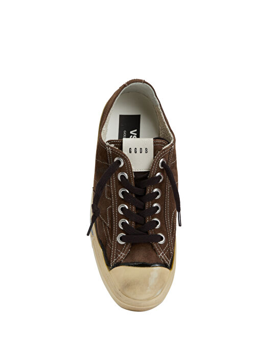 V-Star Kahverengi Kadın Deri Sneaker - Görsel 5