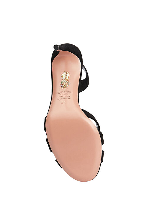 Tati Siyah Kadın Süet Sandalet - Görsel 6