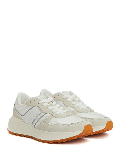 Cleated Runner Beyaz Kadın Sneaker - Görsel 3