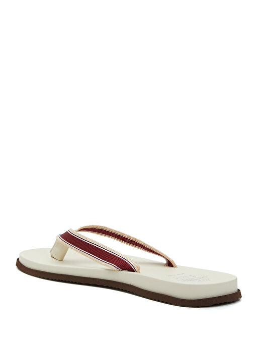 Bordo Erkek Deri Terlik - Görsel 4