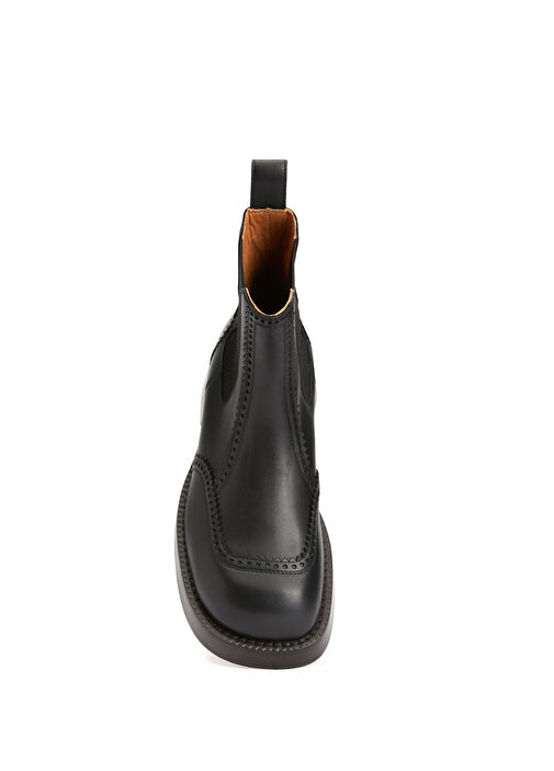 Siyah Erkek Deri Bot - Görsel 5