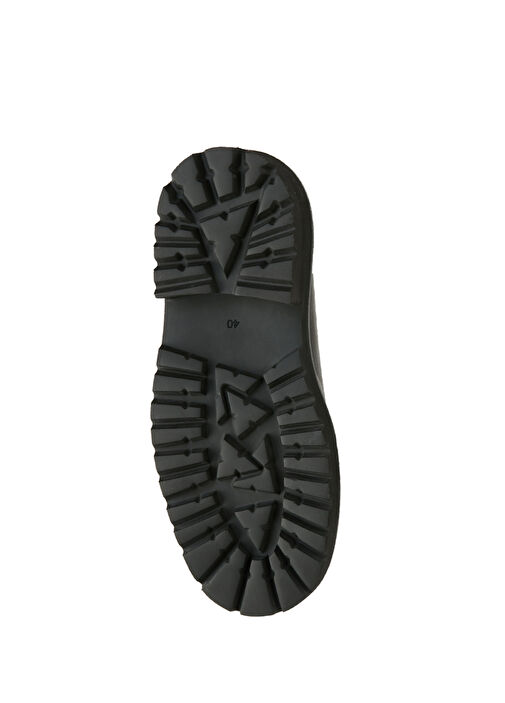 Siyah Kadın Deri Ayakkabı - Görsel 6