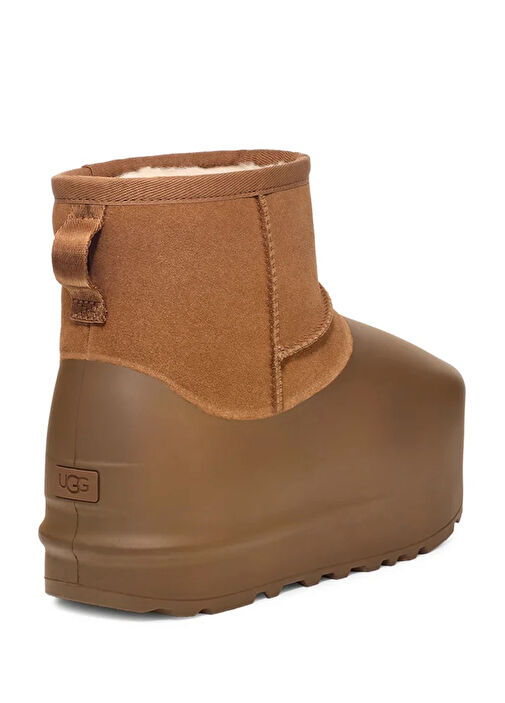 Classic Mini Pumped Molded Taba Kadın Süet Bot - Görsel 5