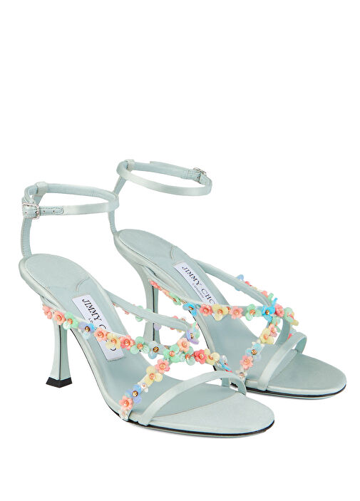 Jimmy Choo Jimmy Choo Gümüş Blanche Kadın Deri Sandalet Beymen'de! Gümüş - 3. görsel