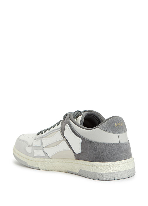 Skel Koyu Gri Erkek Deri Sneaker - Görsel 4