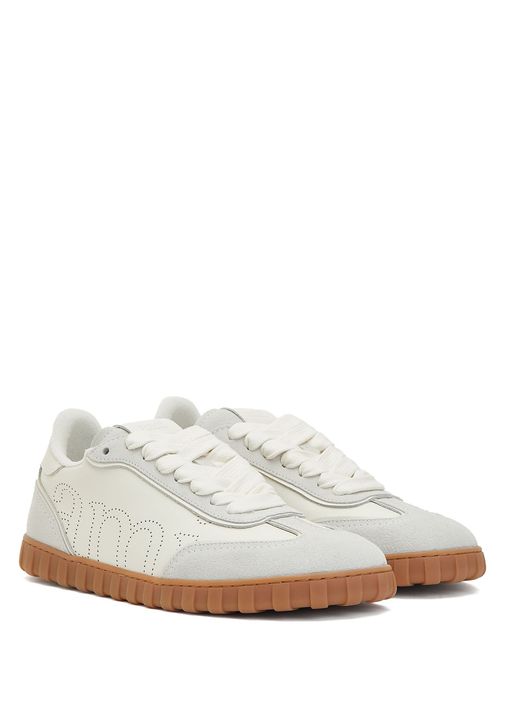 Ami Paris Beyaz Kadın Step Beyaz Kadın Deri Sneaker 1903417 | Beymen