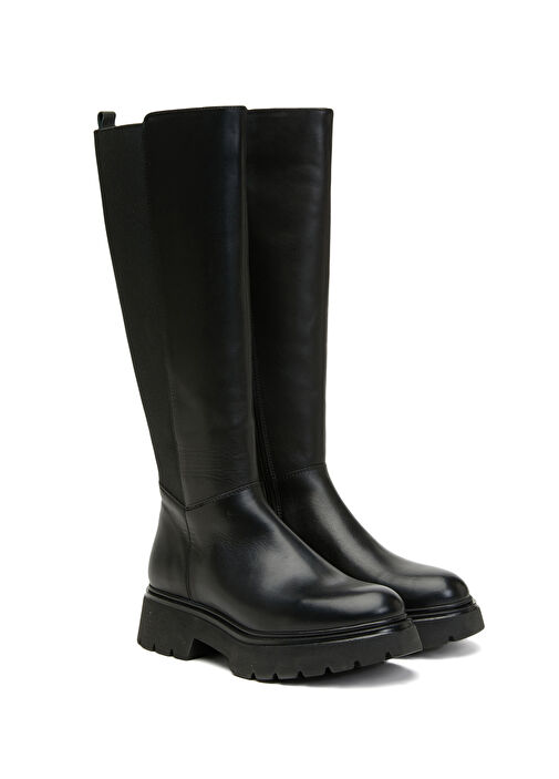 Divarese Divarese Siyah Kadın Deri Çizme Beymen'de! Siyah - 3. görsel