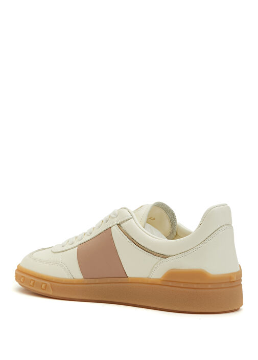 Upvillage Ekru Kadın Deri Sneaker - Görsel 4