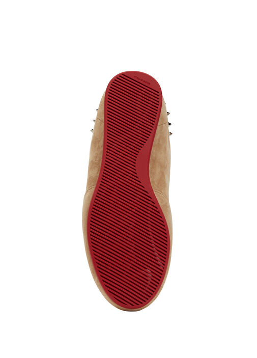 Eleonora Krem Kadın Süet Sneaker - Görsel 6