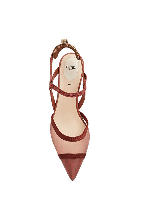 Bordo Topuklu Ayakkabı - Görsel 5