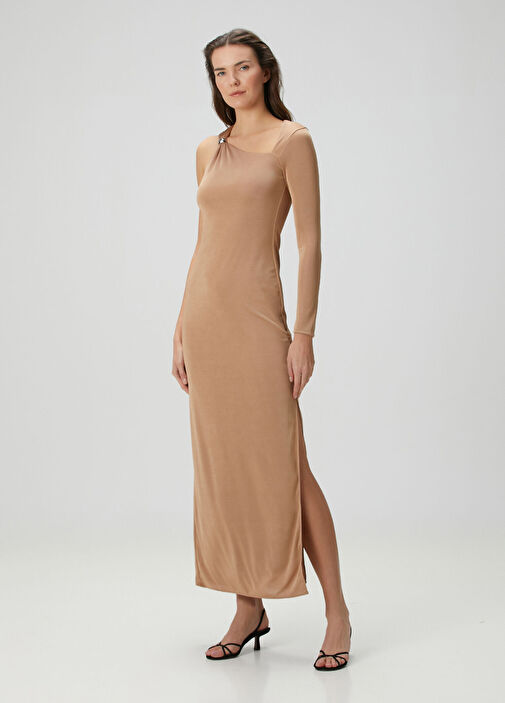 baobab brown dress FLORA MAXI DRESS | CULT MIA