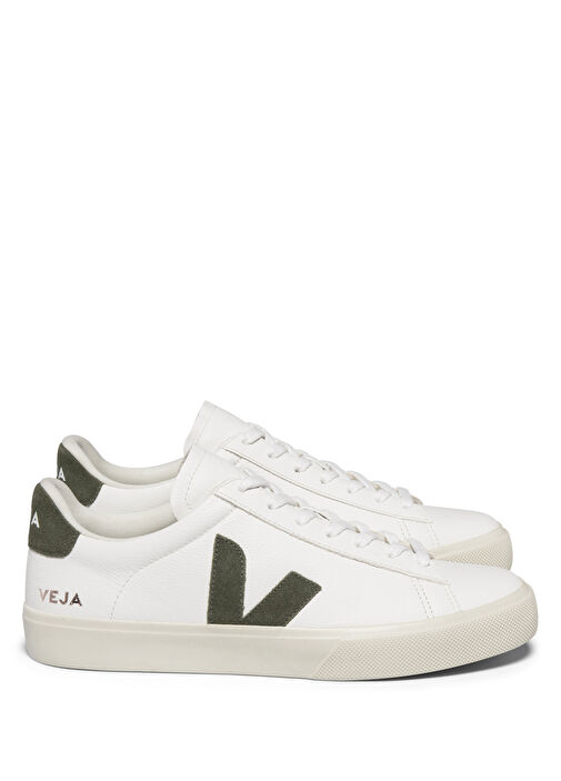 Campo Chromefree Beyaz Haki Erkek Deri Sneaker - Görsel 2