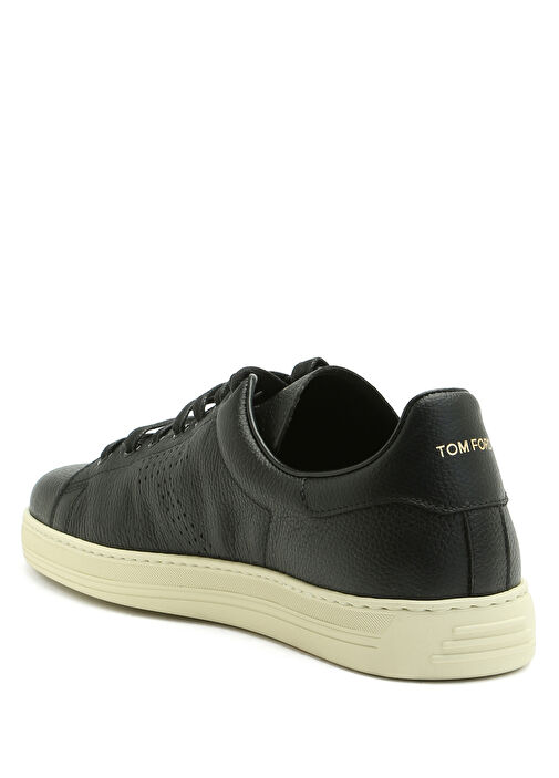 Warwick Siyah Erkek Deri Sneaker - Görsel 4