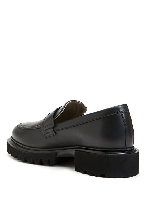 Siyah Erkek Deri Loafer - Görsel 4
