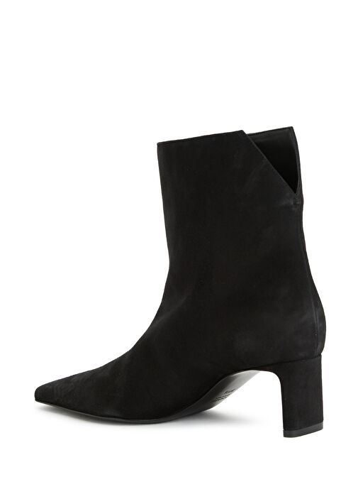 Siyah Kadın Deri Bot - Görsel 4