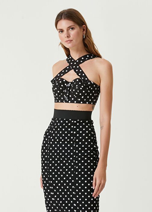 polka dot bustier