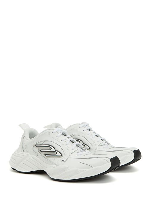 Monday Beyaz Kadın Deri Sneaker - Görsel 3