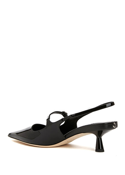Didi Siyah Deri Topuklu Ayakkabı - Görsel 4
