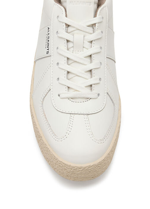 Beyaz Kadın Deri Sneaker - Görsel 6