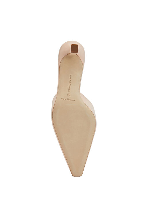 Moiramu Şampanya Kadın Süet Terlik - Görsel 6