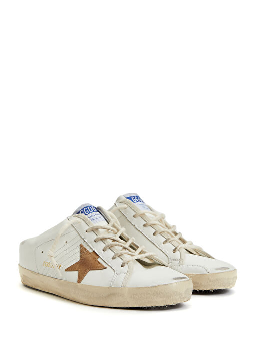 Super-Star Sabots Beyaz Kadın Deri Sneaker - Görsel 8