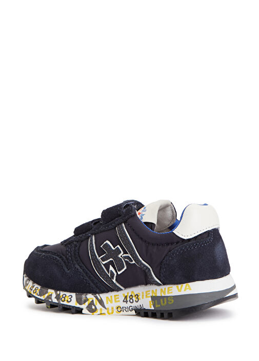 Sky Koyu Mavi Erkek Çocuk Deri Sneaker - Görsel 4