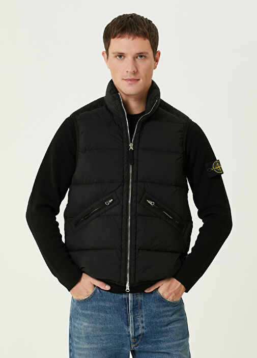 Black Stone Island Black Men Black Coat 1545366 Beymen