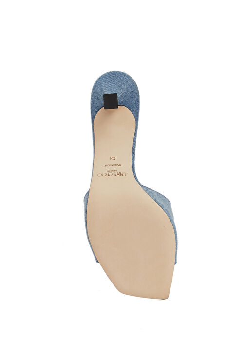 Skye Mavi Kadın Denim Terlik - Görsel 6