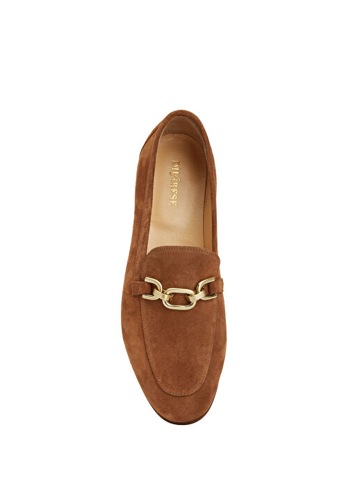 Camel Kadın Deri Loafer - Görsel 5