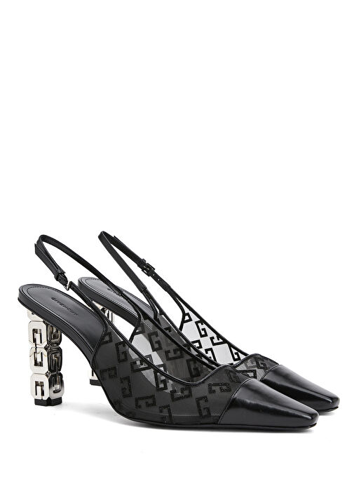 G Cube Siyah Topuklu Ayakkabı - Görsel 3