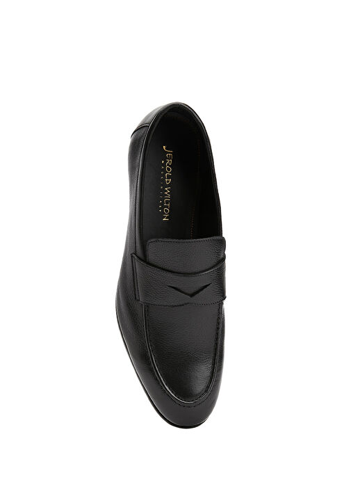 Siyah Erkek Deri Loafer - Görsel 5