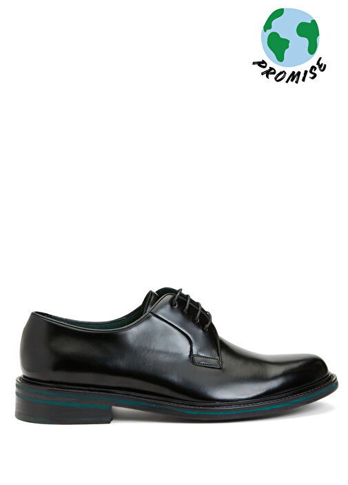 Siyah Erkek Deri Ayakkabı - Görsel 2