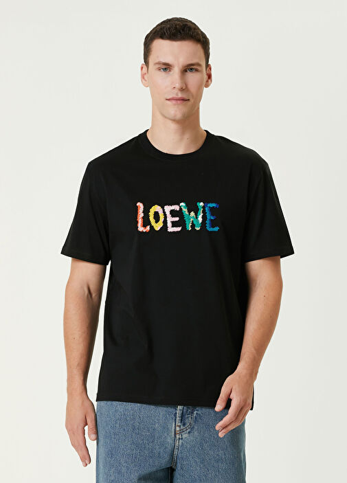 Loewe - Relaxed Fit Siyah T-shirt - Siyah